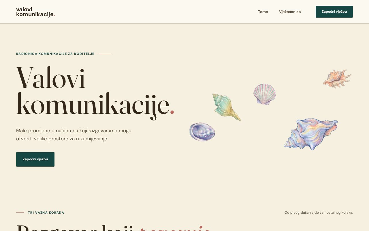 Izgled stranice Valovi