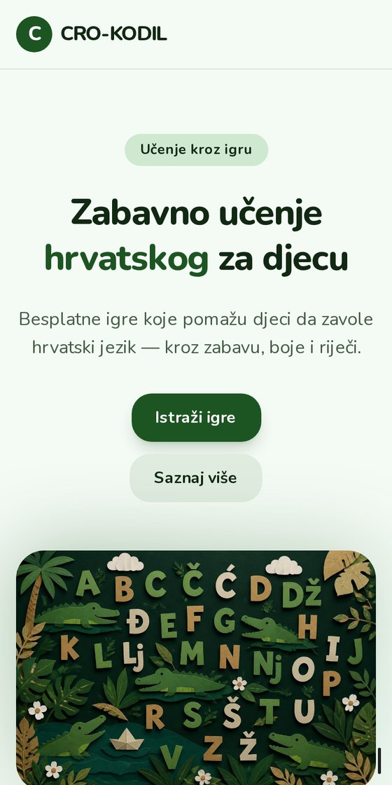 Izgled stranice Crokodil